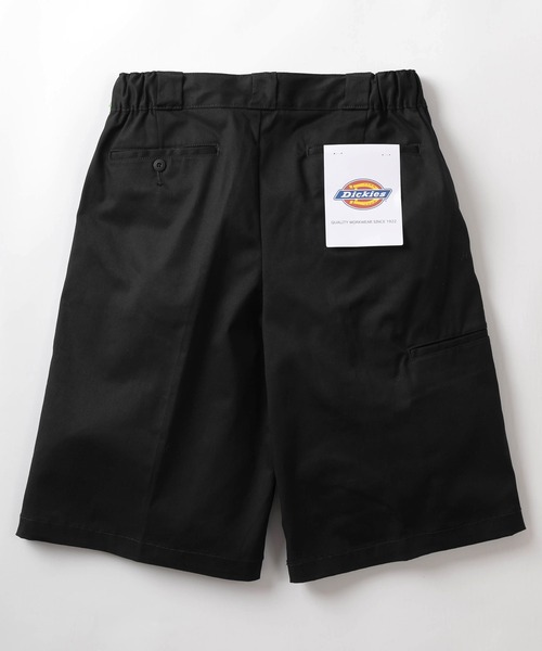 Dickies(ディッキーズ)の「【Dickies/ディッキーズ】 ワイドルーズ ツイルイージーショーツ/ショートパンツ/ヘビーオンス(チノパンツ・メンズ・ベージュ/インディゴブルー/ブラック/ストライプ/アイボリー・M/L/XL)」の3枚目の写真