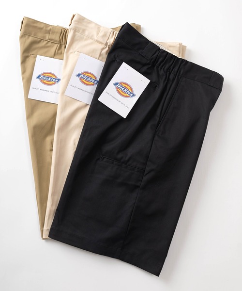 Dickies(ディッキーズ)の「【Dickies/ディッキーズ】 ワイドルーズ ツイルイージーショーツ/ショートパンツ/ヘビーオンス(チノパンツ・メンズ・ベージュ/インディゴブルー/ブラック/ストライプ/アイボリー・M/L/XL)」の13枚目の写真