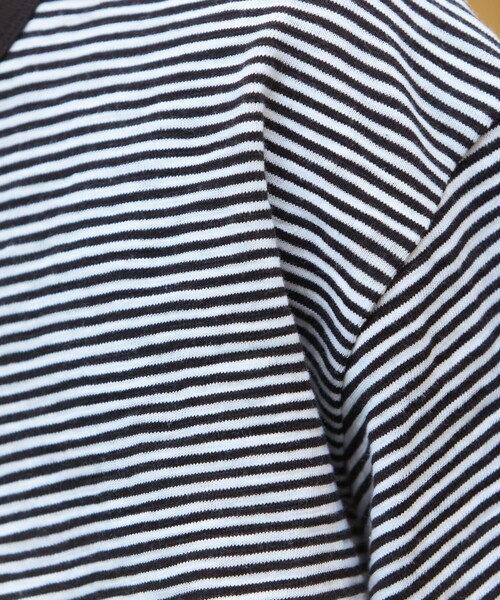 HINSON（ヒンソン）の「HINSON/ヒンソン 別注 ヘンリーネックスラブ半袖 TEE/半袖Tシャツ（Tシャツ/カットソー・メンズ・ホワイト/ブラック/オリーブ/ホワイト×ブラック・MEDIUM/LARGE）」の20枚目の写真