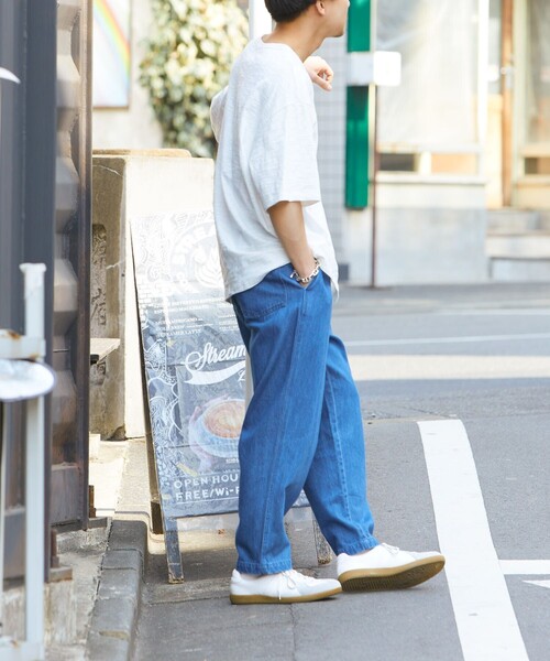 HINSON（ヒンソン）の「HINSON/ヒンソン 別注 ヘンリーネックスラブ半袖 TEE/半袖Tシャツ（Tシャツ/カットソー・メンズ・ホワイト/ブラック/オリーブ/ホワイト×ブラック・MEDIUM/LARGE）」の15枚目の写真