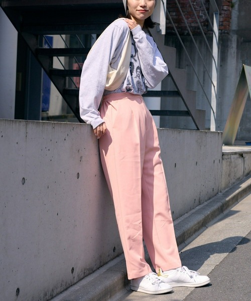 CIAOPANIC TYPY（チャオパニックティピー）の「ストレッチイージー美脚パンツ（スラックス・レディース・パープル/ブラック/ピンク/アイボリー/グリーン系その他・X-SMALL/SMALL/MEDIUM/LARGE）」の10枚目の写真