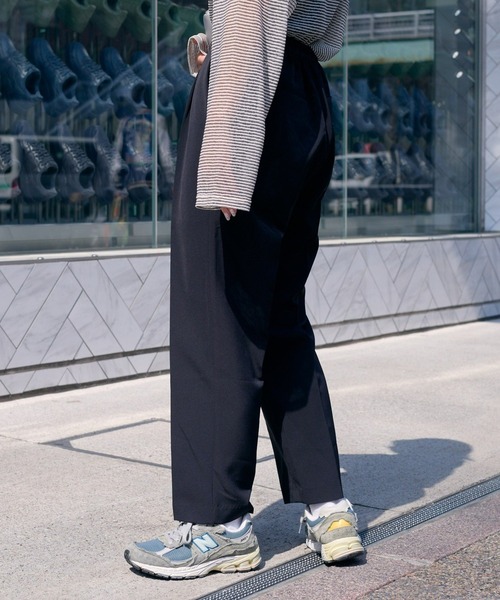 CIAOPANIC TYPY（チャオパニックティピー）の「ストレッチイージー美脚パンツ（スラックス・レディース・パープル/ブラック/ピンク/アイボリー/グリーン系その他・X-SMALL/SMALL/MEDIUM/LARGE）」の21枚目の写真