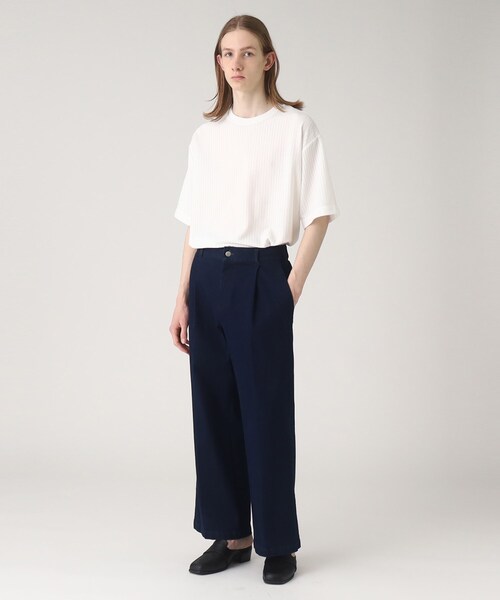 tk.TAKEO KIKUCHI（ティーケータケオキクチ）の「◆エステルヘンケイワッフルカットソー（Tシャツ/カットソー・メンズ・ブラック/ホワイト/ブラウン系・02/03）」の13枚目の写真