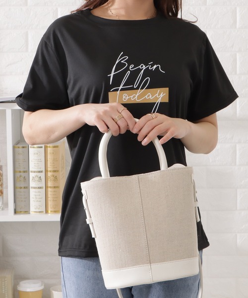 Lace Ladies（レースレディース）の「筆記ロゴ半袖Tシャツ（Tシャツ/カットソー・レディース・グレー/ブラック/ホワイト・FREE）」の11枚目の写真