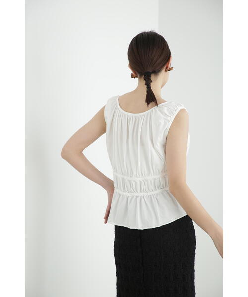 JILL STUART(ジルスチュアート)の「◆ラスティックテンジクギャザートップス(Tシャツ/カットソー・レディース・レッド/ブラック/ホワイト・FREE)」の14枚目の写真