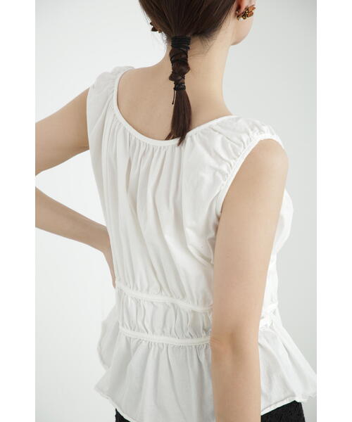JILL STUART(ジルスチュアート)の「◆ラスティックテンジクギャザートップス(Tシャツ/カットソー・レディース・レッド/ブラック/ホワイト・FREE)」の16枚目の写真
