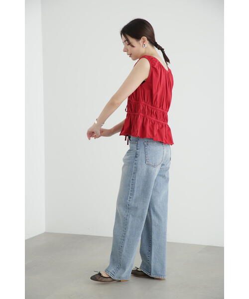 JILL STUART(ジルスチュアート)の「◆ラスティックテンジクギャザートップス(Tシャツ/カットソー・レディース・レッド/ブラック/ホワイト・FREE)」の20枚目の写真