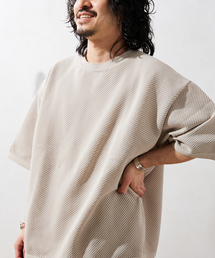 JOURNAL STANDARD relume | 【半袖ニット+カットソーの2点SET】リサイクルポリエステルニット ”BIAS”(Tシャツ/カットソー)