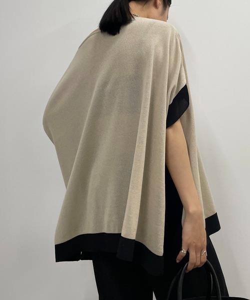 【Loungedress】ロゴフードニット Loungedress】ロゴフードニット