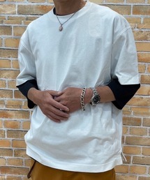 NAVY U.S.コットン100% 無地Tシャツ
