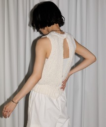 ポコポコニットベスト