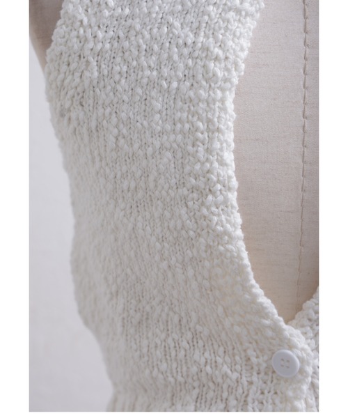 セール】ポコポコニットベスト（ベスト）｜leimn（レイムン）の