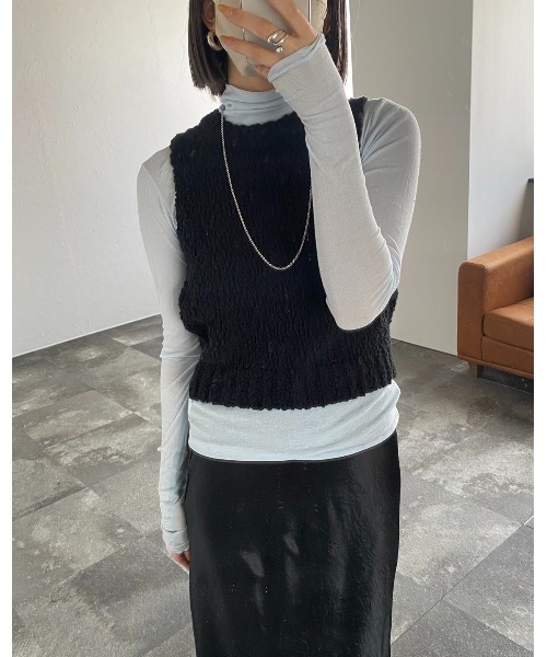 leimn（レイムン）の「ポコポコニットベスト（ベスト）」 - WEAR