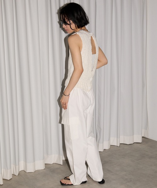 GypsohilaMocoMoco ニットベスト grey yooooco le coq sportif