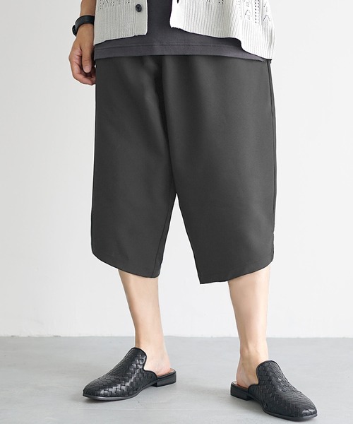 MinoriTY】リネンライクバルーンシルエットクロップドパンツ