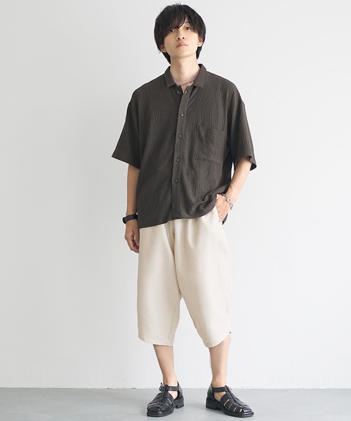 MinoriTY】リネンライクバルーンシルエットクロップドパンツ