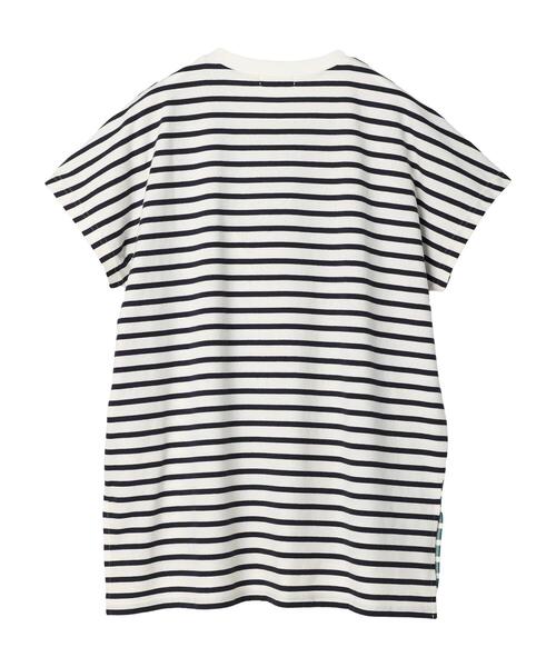 CRAFT STANDARD BOUTIQUE(クラフトスタンダードブティック)の「前後配色ボーダーTee(Tシャツ/カットソー・レディース・グリーン/ブラウン/ネイビー/ブルー・FREE)」の5枚目の写真