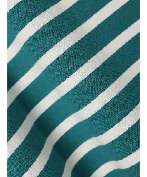 CRAFT STANDARD BOUTIQUE(クラフトスタンダードブティック)の「前後配色ボーダーTee(Tシャツ/カットソー・レディース・グリーン/ブラウン/ネイビー/ブルー・FREE)」の9枚目の写真