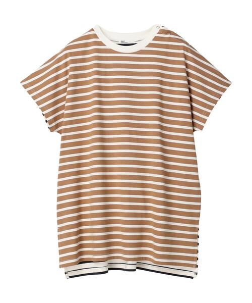 CRAFT STANDARD BOUTIQUE(クラフトスタンダードブティック)の「前後配色ボーダーTee(Tシャツ/カットソー・レディース・グリーン/ブラウン/ネイビー/ブルー・FREE)」の12枚目の写真