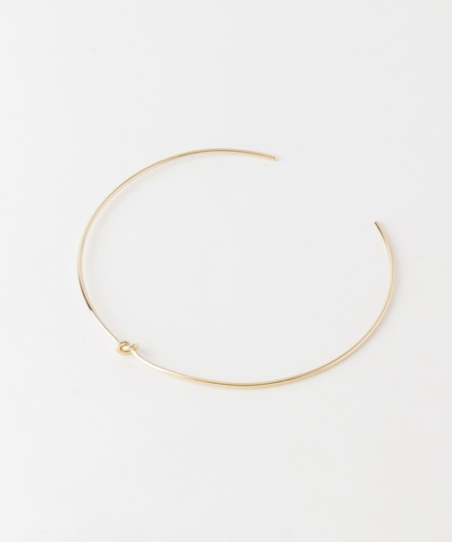 URBAN RESEARCH Sonny Label（アーバンリサーチサニーレーベル）の「ノットデザインナローチョーカー（チョーカー・レディース・シルバー/ゴールド・ONE）」の5枚目の写真