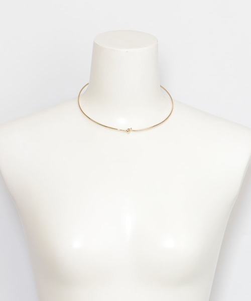 URBAN RESEARCH Sonny Label（アーバンリサーチサニーレーベル）の「ノットデザインナローチョーカー（チョーカー・レディース・シルバー/ゴールド・ONE）」の6枚目の写真