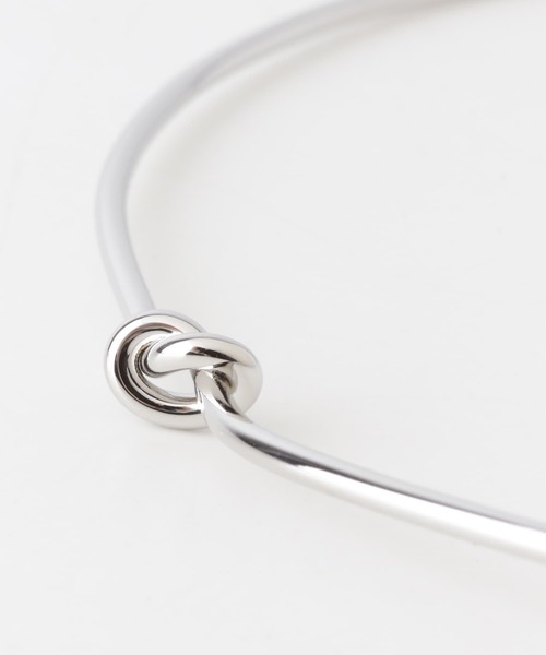 URBAN RESEARCH Sonny Label（アーバンリサーチサニーレーベル）の「ノットデザインナローチョーカー（チョーカー・レディース・シルバー/ゴールド・ONE）」の7枚目の写真