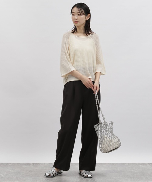 LAKOLE(ラコレ)の「タックストレートパンツ / 704917(その他パンツ・レディース・ブラック/ベージュ/ブルー・SMALL/MEDIUM)」の18枚目の写真