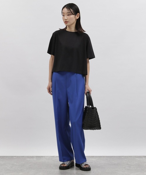 LAKOLE(ラコレ)の「タックストレートパンツ / 704917(その他パンツ・レディース・ブラック/ベージュ/ブルー・SMALL/MEDIUM)」の6枚目の写真