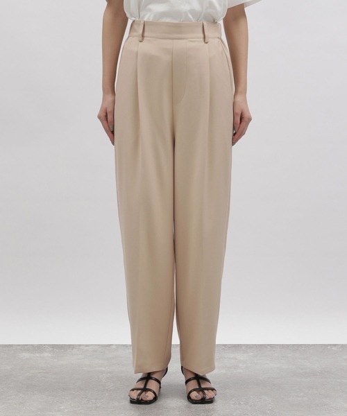 LAKOLE(ラコレ)の「タックストレートパンツ / 704917(その他パンツ・レディース・ブラック/ベージュ/ブルー・SMALL/MEDIUM)」の10枚目の写真