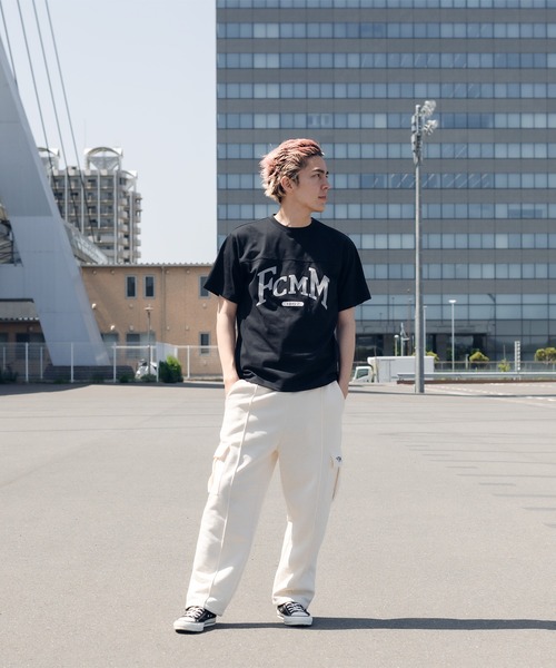FCMM(エフシーエムエム)の「【日本限定アイテム】FLOCKING LOGO S/S TEE/フロッキングロゴショートスリーブT(Tシャツ/カットソー・メンズ・グレー/ブラック/ホワイト・LARGE/MEDIUM)」の11枚目の写真