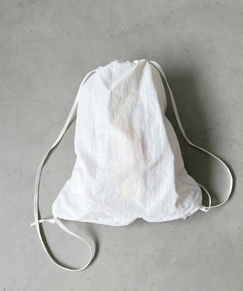 CLEA（クレア）の「ドローコードナップサック/リュック（バックパック/リュック・レディース・ホワイト/カーキ/ブラック・FREE）」の11枚目の写真