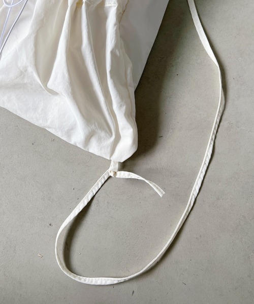 CLEA（クレア）の「ドローコードナップサック/リュック（バックパック/リュック・レディース・ホワイト/カーキ/ブラック・FREE）」の14枚目の写真