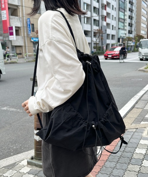 ロラライハリス♡カーキブラウンベロア♡刺繍の3wayバッグ♡リュック♡ サッチェルバッグ リュック 3WAY ショルダー 斜め掛け