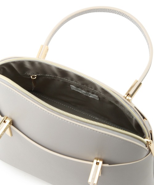 ROPE' PICNIC（ロペピクニック）の「軽量レクタンメタルミドルラウンドボストン＆ショルダーバッグ（ショルダーバッグ・レディース・ライトグレー/ベージュ系その他/キナリ/ブラック系その他2・FREE）」の14枚目の写真