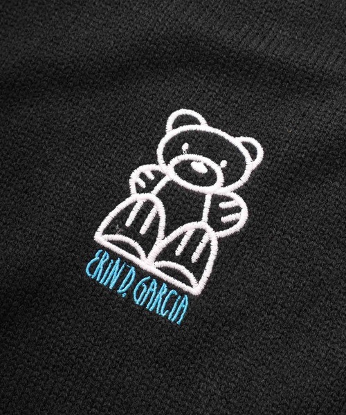 MILKFED.(ミルクフェド)の「MILKFED.ⅹERIN D. GARCIA KNIT TOP(ニット/セーター・レディース・ブラック/アッシュ・ONE SIZE)」の12枚目の写真