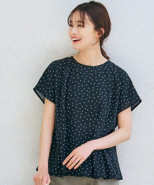 夏に嬉しい機能素材！ポーラタックブラウス