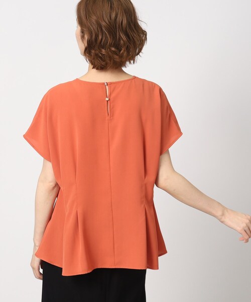 grove（グローブ）の「◆夏に嬉しい機能素材！ポーラタックブラウス（シャツ/ブラウス・レディース・オレンジ/アイボリー/ホワイト系8/ブラック系5・02/03/01/05/04）」の14枚目の写真