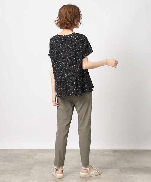 grove（グローブ）の「◆夏に嬉しい機能素材！ポーラタックブラウス（シャツ/ブラウス・レディース・オレンジ/アイボリー/ホワイト系8/ブラック系5・02/03/01/05/04）」の18枚目の写真