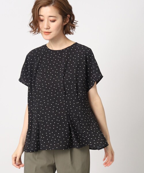 grove（グローブ）の「◆夏に嬉しい機能素材！ポーラタックブラウス（シャツ/ブラウス・レディース・オレンジ/アイボリー/ホワイト系8/ブラック系5・02/03/01/05/04）」の19枚目の写真