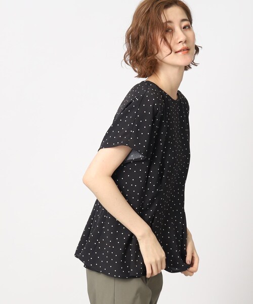 grove（グローブ）の「◆夏に嬉しい機能素材！ポーラタックブラウス（シャツ/ブラウス・レディース・オレンジ/アイボリー/ホワイト系8/ブラック系5・02/03/01/05/04）」の20枚目の写真