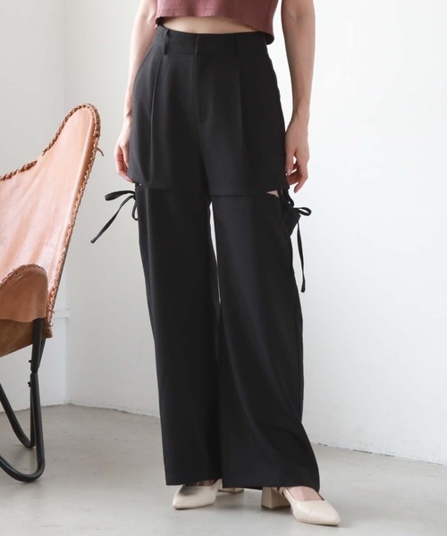 archives（アルシーヴ）の「マルチWAY　パンツ（その他パンツ・レディース・ブラウン/アイボリー/ブラック/ベージュ・MEDIUM）」の3枚目の写真