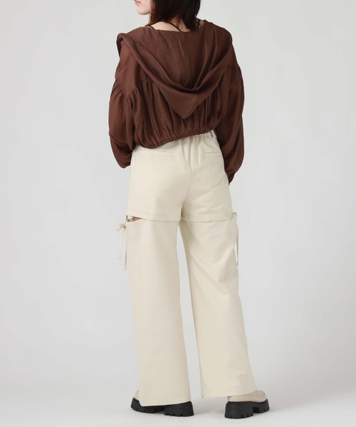 archives（アルシーヴ）の「マルチWAY　パンツ（その他パンツ・レディース・ブラウン/アイボリー/ブラック/ベージュ・MEDIUM）」の9枚目の写真