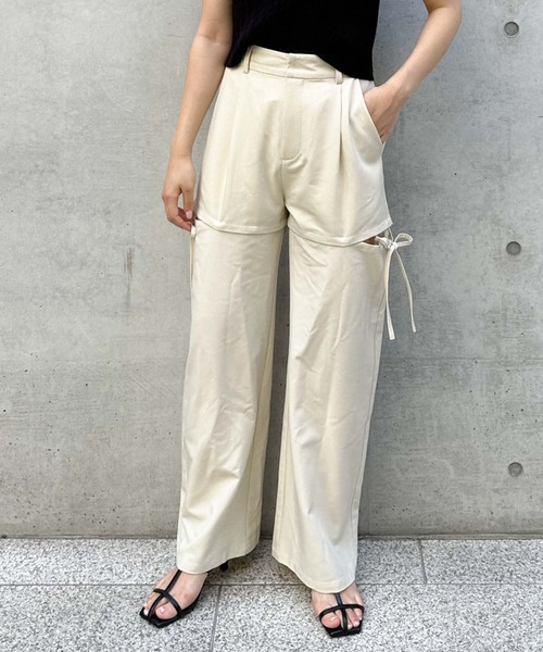 archives（アルシーヴ）の「マルチWAY　パンツ（その他パンツ・レディース・ブラウン/アイボリー/ブラック/ベージュ・MEDIUM）」の16枚目の写真