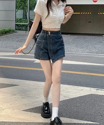 Denim Culotte Skirt / デニムキュロットスカート スカパン