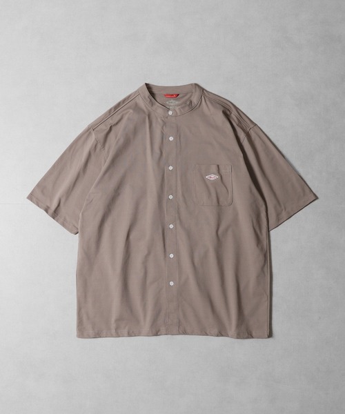 BALL（ボール）の「BALL ストレッチ天竺バンドカラー半袖シャツ（シャツ/ブラウス・メンズ・ホワイト/ベージュ/ネイビー/カーキ・M/LL/L）」の10枚目の写真