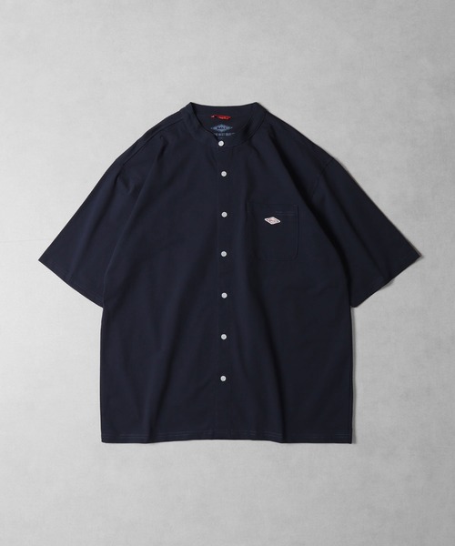 BALL（ボール）の「BALL ストレッチ天竺バンドカラー半袖シャツ（シャツ/ブラウス・メンズ・ホワイト/ベージュ/ネイビー/カーキ・M/LL/L）」の11枚目の写真
