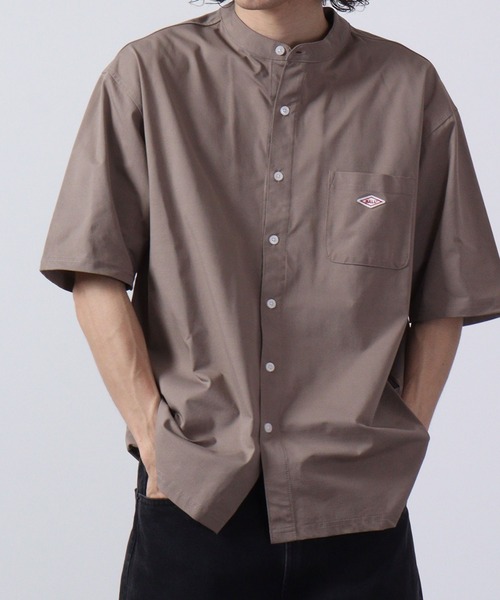 BALL（ボール）の「BALL ストレッチ天竺バンドカラー半袖シャツ（シャツ/ブラウス・メンズ・ホワイト/ベージュ/ネイビー/カーキ・M/LL/L）」の22枚目の写真