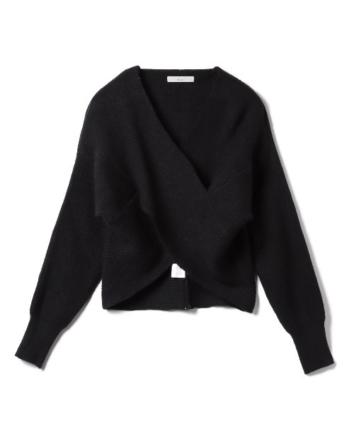 Ada.（エイダ）の「1枚でキマる大人かわいい。クロス デザイン ボリューム ニット（ニット/セーター・レディース・ベージュ/グレー/ナチュラル/ブラック/ネイビー/ワインレッド・FREE）」の16枚目の写真