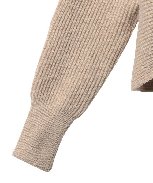 Ada.（エイダ）の「1枚でキマる大人かわいい。クロス デザイン ボリューム ニット（ニット/セーター・レディース・ベージュ/グレー/ナチュラル/ブラック/ネイビー/ワインレッド・FREE）」の22枚目の写真