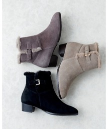 HIMIKO | 【HIMIKO】【撥水】バックル2WAYファーブーツ/631421(ブーツ)